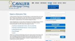 Cavalier Mortgage Group